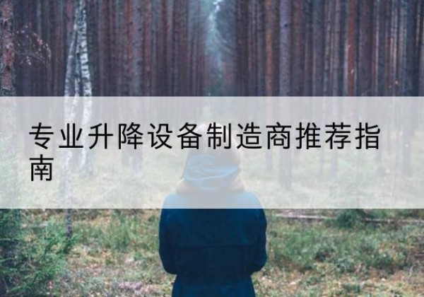 临泉电动剪叉升降平台厂家-专业升降设备制造商推荐指南